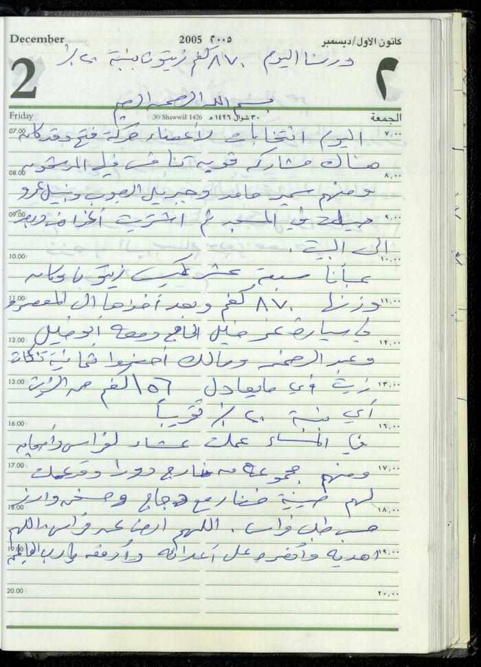 The Diary of Fadeyyeh Darabe, Dura- Hebron, 2005