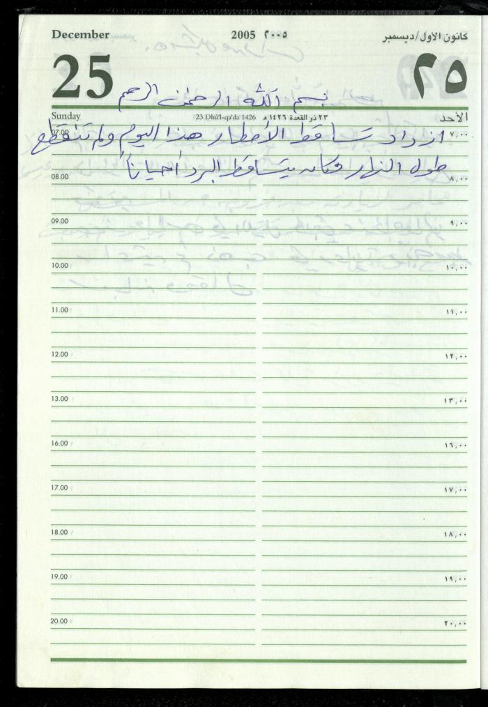 The Diary of Fadeyyeh Darabe, Dura- Hebron, 2005