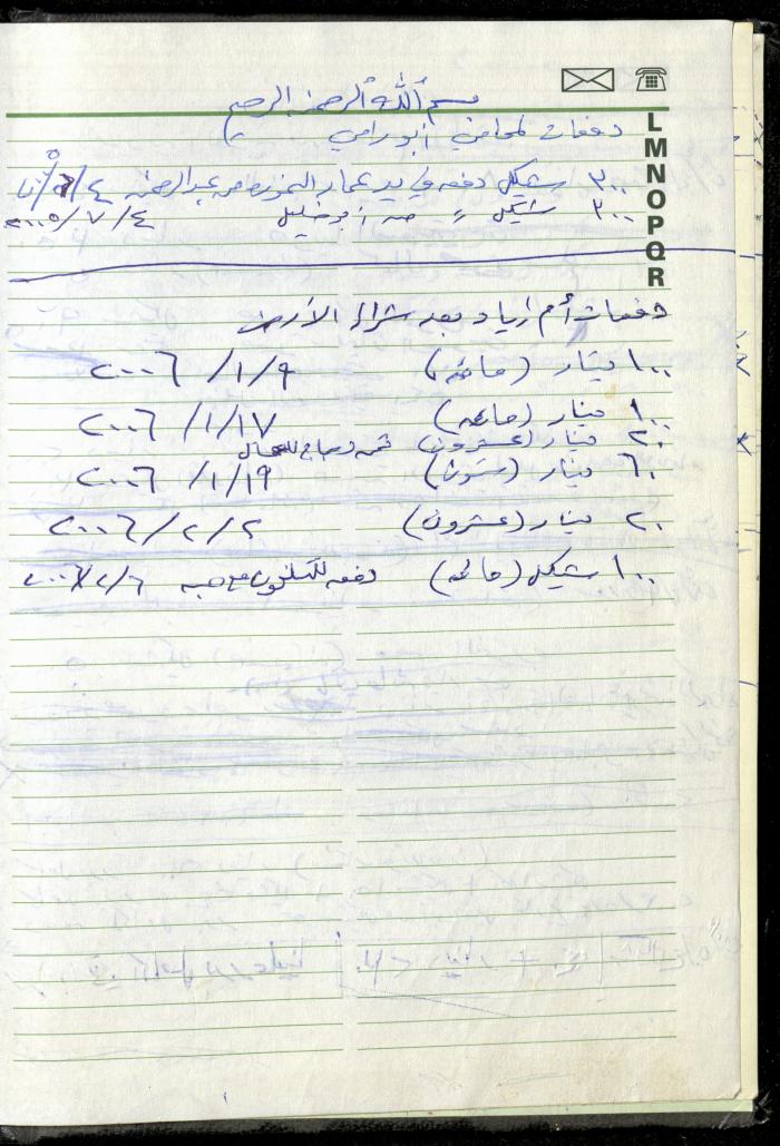 The Diary of Fadeyyeh Darabe, Dura- Hebron, 2005