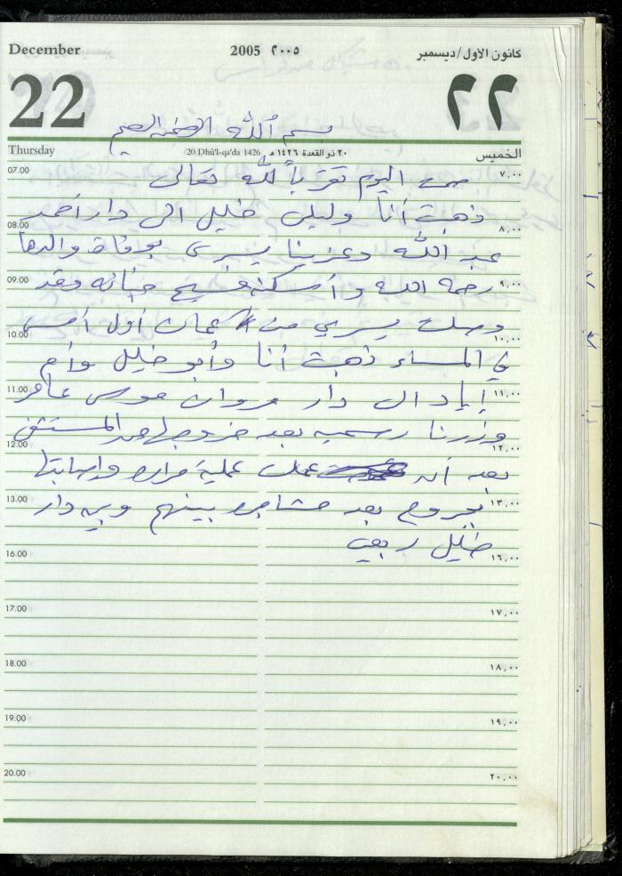 The Diary of Fadeyyeh Darabe, Dura- Hebron, 2005