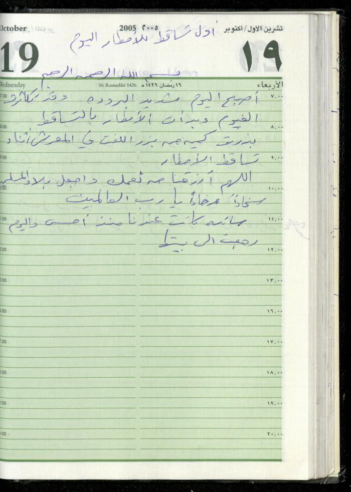 The Diary of Fadeyyeh Darabe, Dura- Hebron, 2005