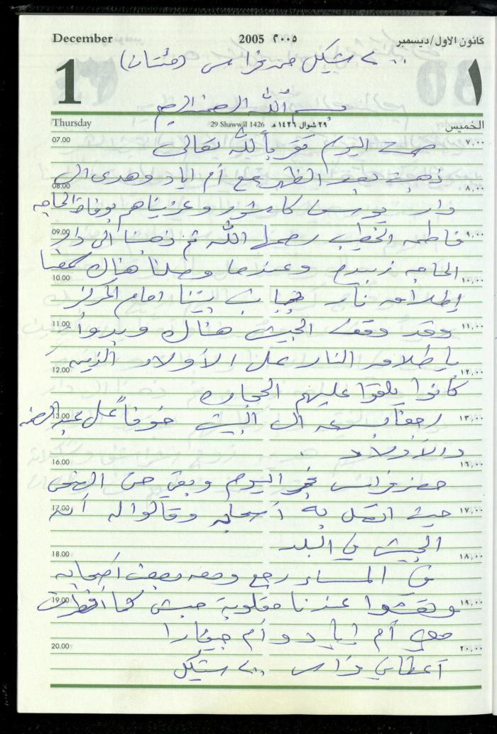 The Diary of Fadeyyeh Darabe, Dura- Hebron, 2005