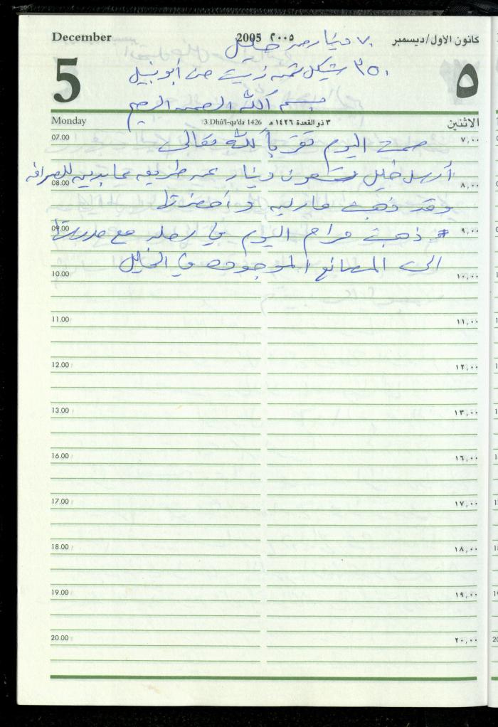 The Diary of Fadeyyeh Darabe, Dura- Hebron, 2005
