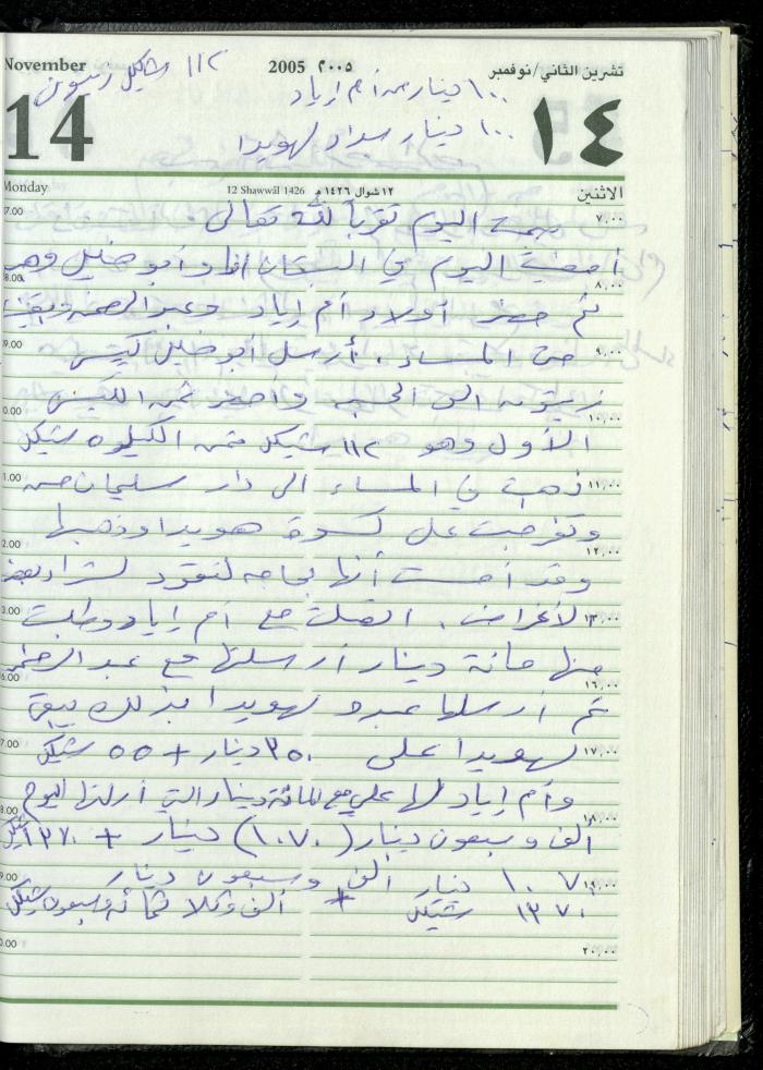 The Diary of Fadeyyeh Darabe, Dura- Hebron, 2005