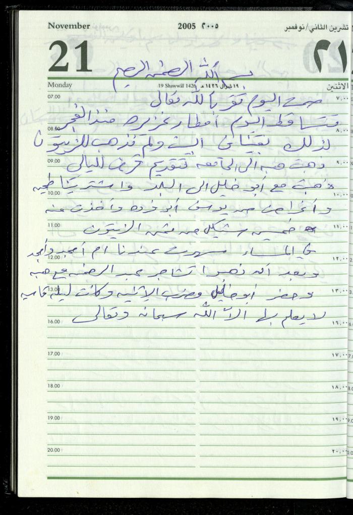 The Diary of Fadeyyeh Darabe, Dura- Hebron, 2005