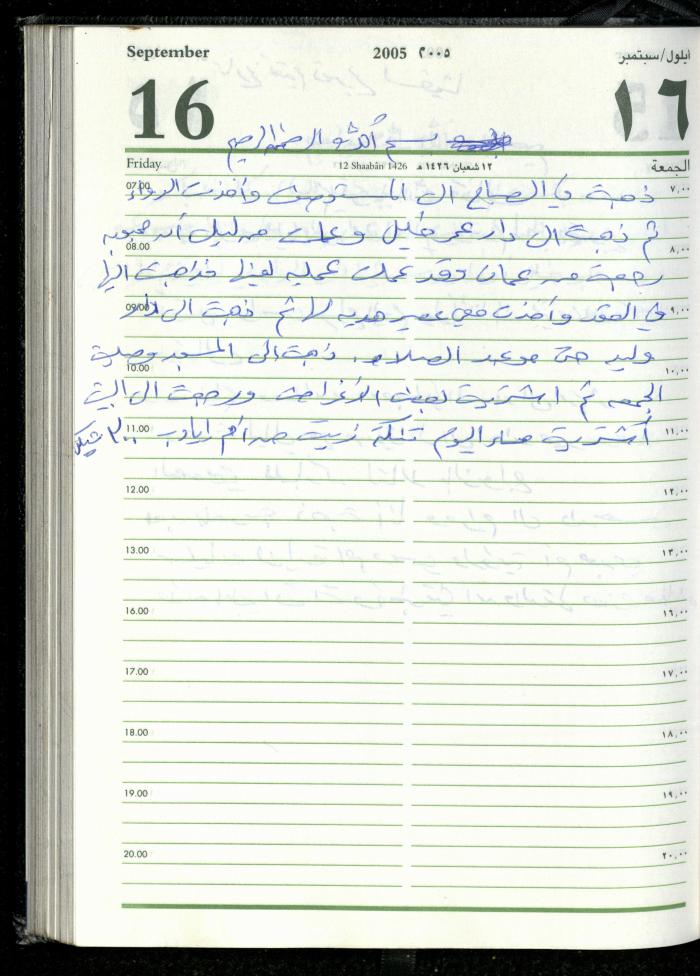 The Diary of Fadeyyeh Darabe, Dura- Hebron, 2005