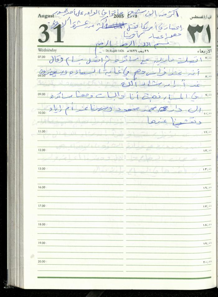 The Diary of Fadeyyeh Darabe, Dura- Hebron, 2005