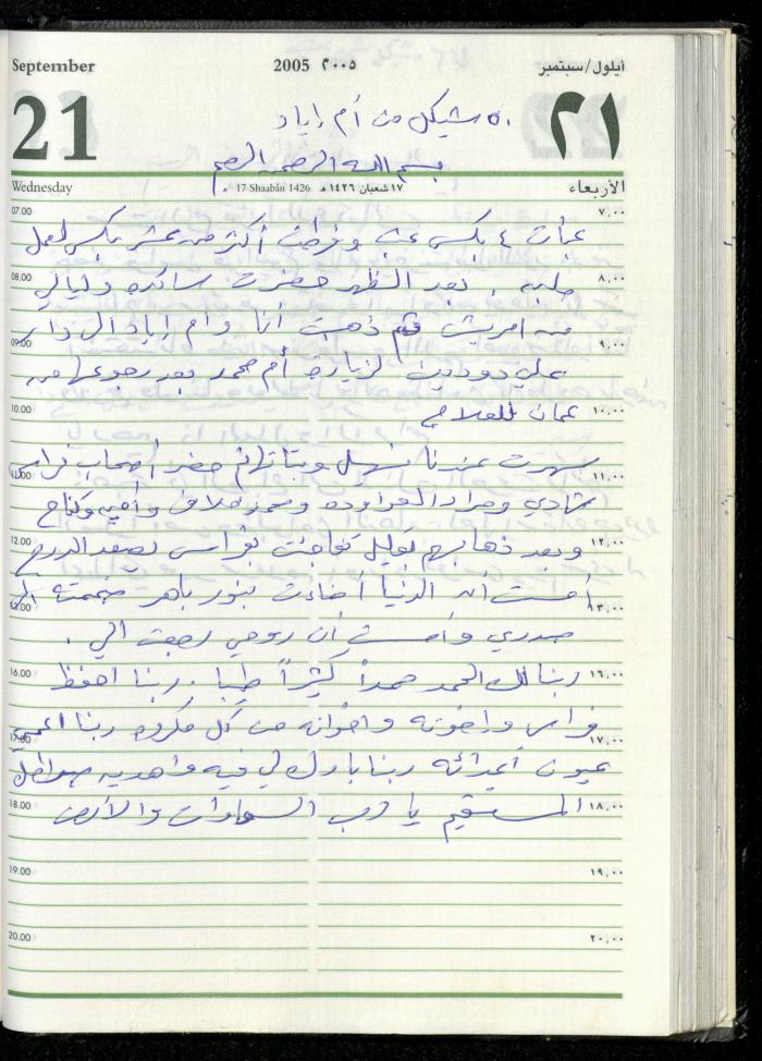 The Diary of Fadeyyeh Darabe, Dura- Hebron, 2005