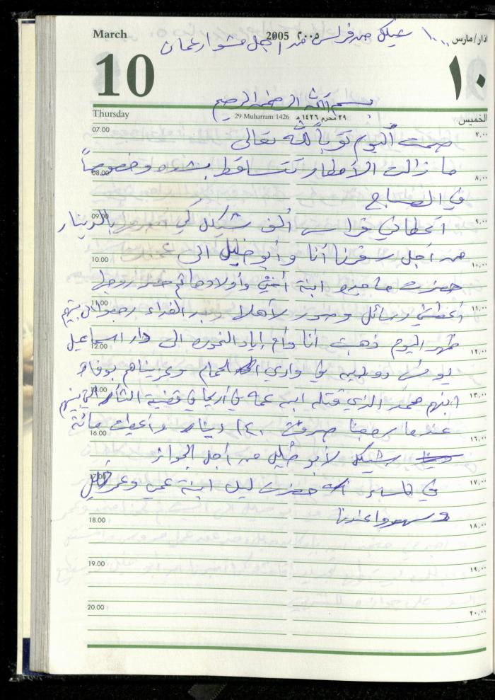 The Diary of Fadeyyeh Darabe, Dura- Hebron, 2005