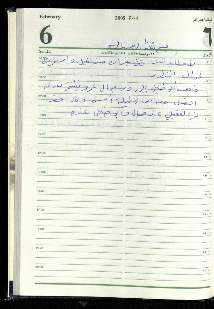 The Diary of Fadeyyeh Darabe, Dura- Hebron, 2005