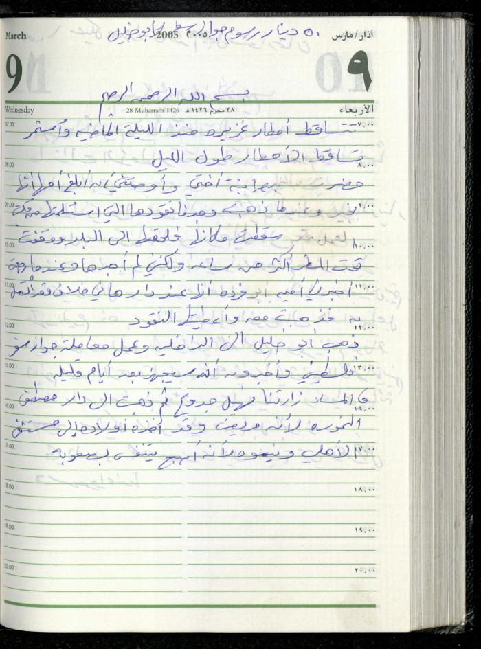 The Diary of Fadeyyeh Darabe, Dura- Hebron, 2005