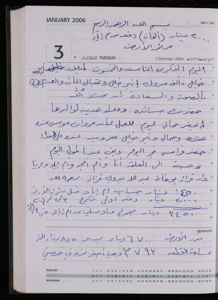 The Diary of Fadeyyeh Darabe, Dura- Hebron, 2006