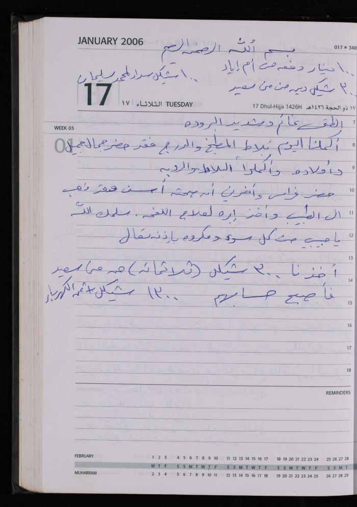 The Diary of Fadeyyeh Darabe, Dura- Hebron, 2006