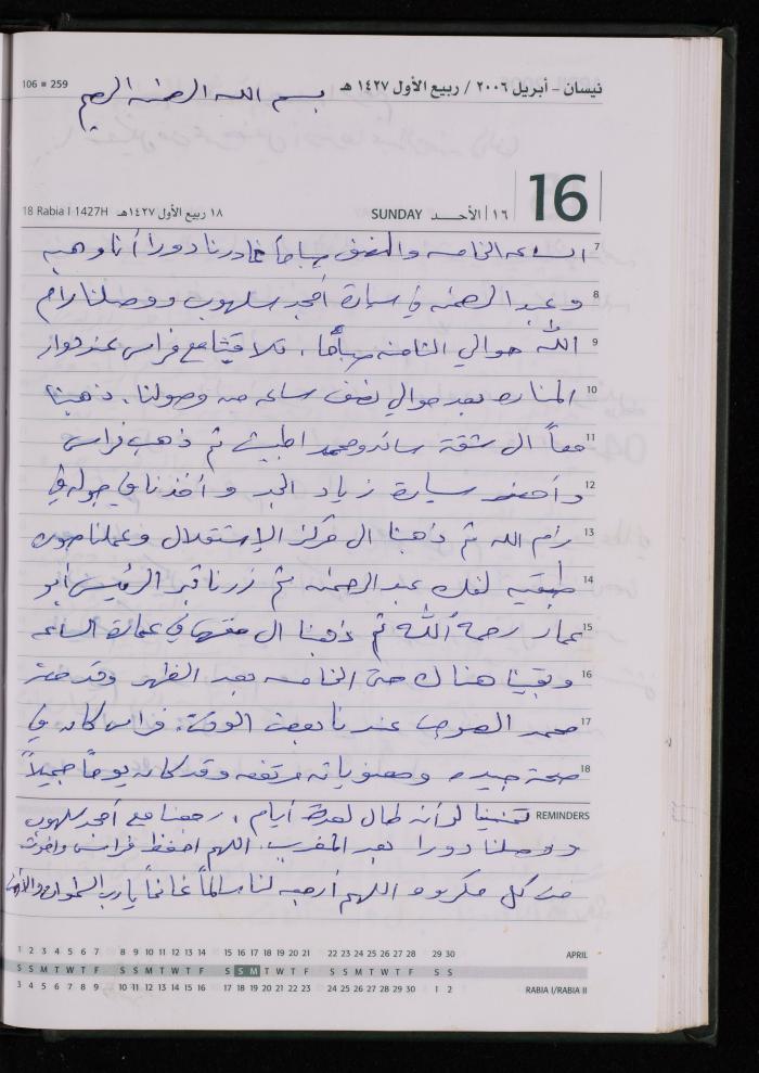 The Diary of Fadeyyeh Darabe, Dura- Hebron, 2006