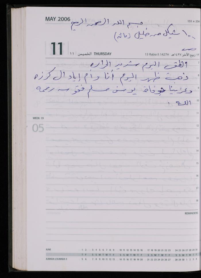 The Diary of Fadeyyeh Darabe, Dura- Hebron, 2006
