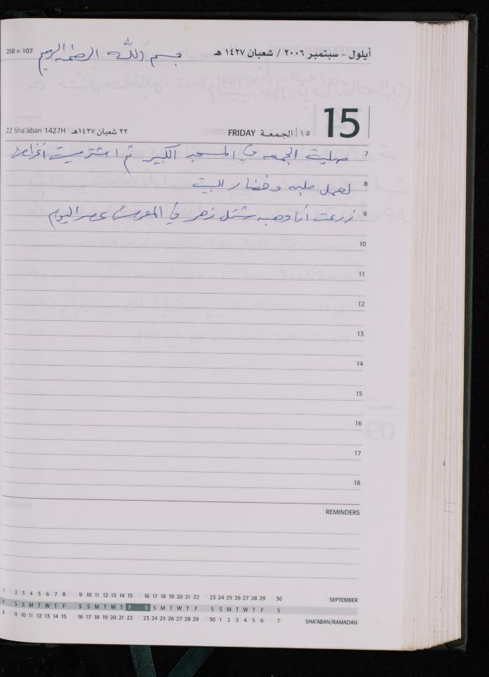 The Diary of Fadeyyeh Darabe, Dura- Hebron, 2006
