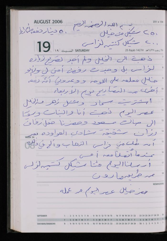 The Diary of Fadeyyeh Darabe, Dura- Hebron, 2006