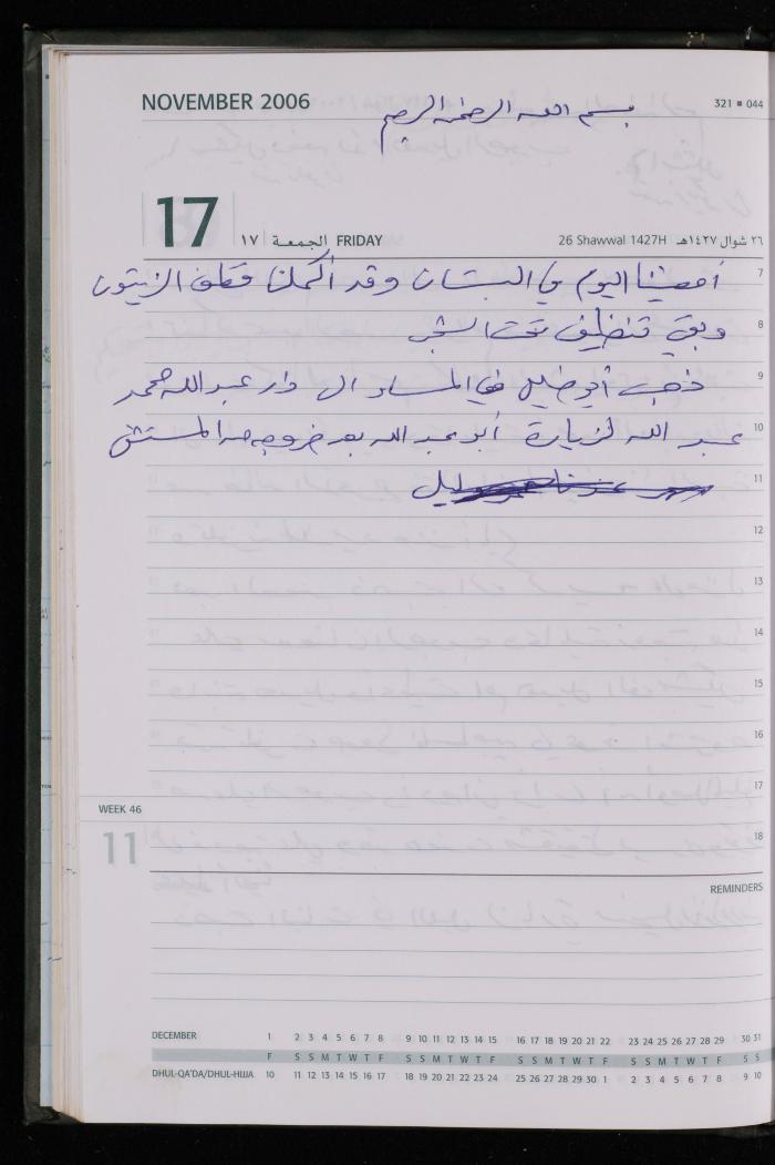 The Diary of Fadeyyeh Darabe, Dura- Hebron, 2006