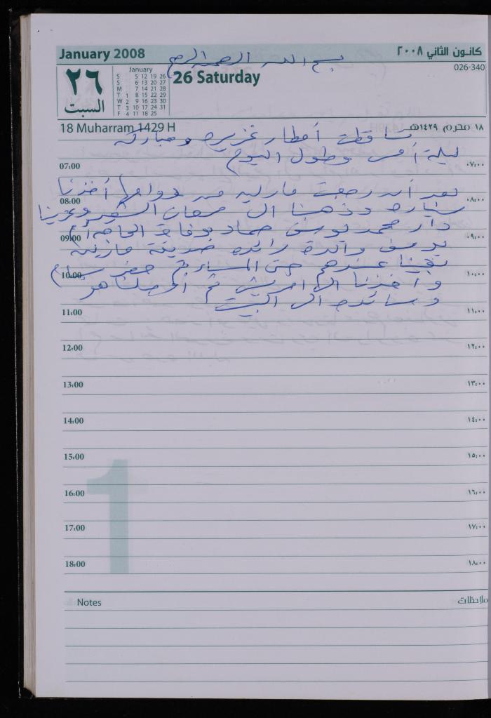 The Diary of Fadeyyeh Darabe, Dura- Hebron, 2008