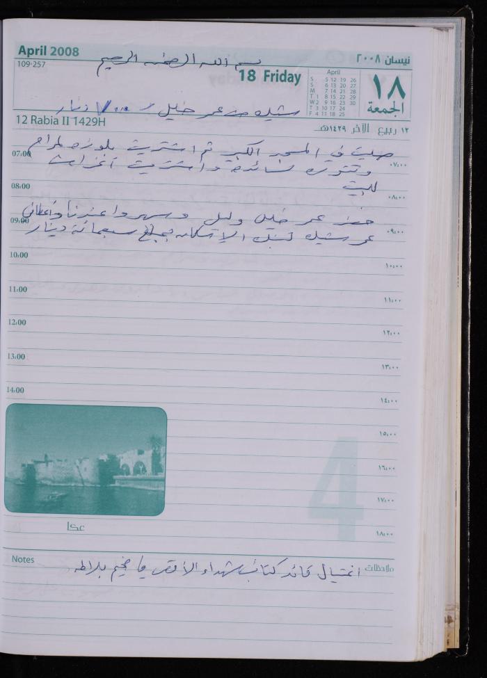The Diary of Fadeyyeh Darabe, Dura- Hebron, 2008