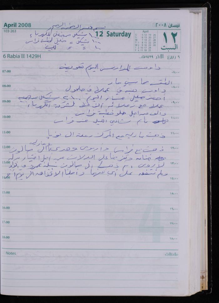 The Diary of Fadeyyeh Darabe, Dura- Hebron, 2008