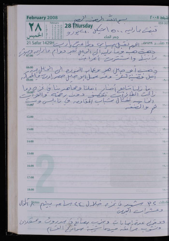 The Diary of Fadeyyeh Darabe, Dura- Hebron, 2008