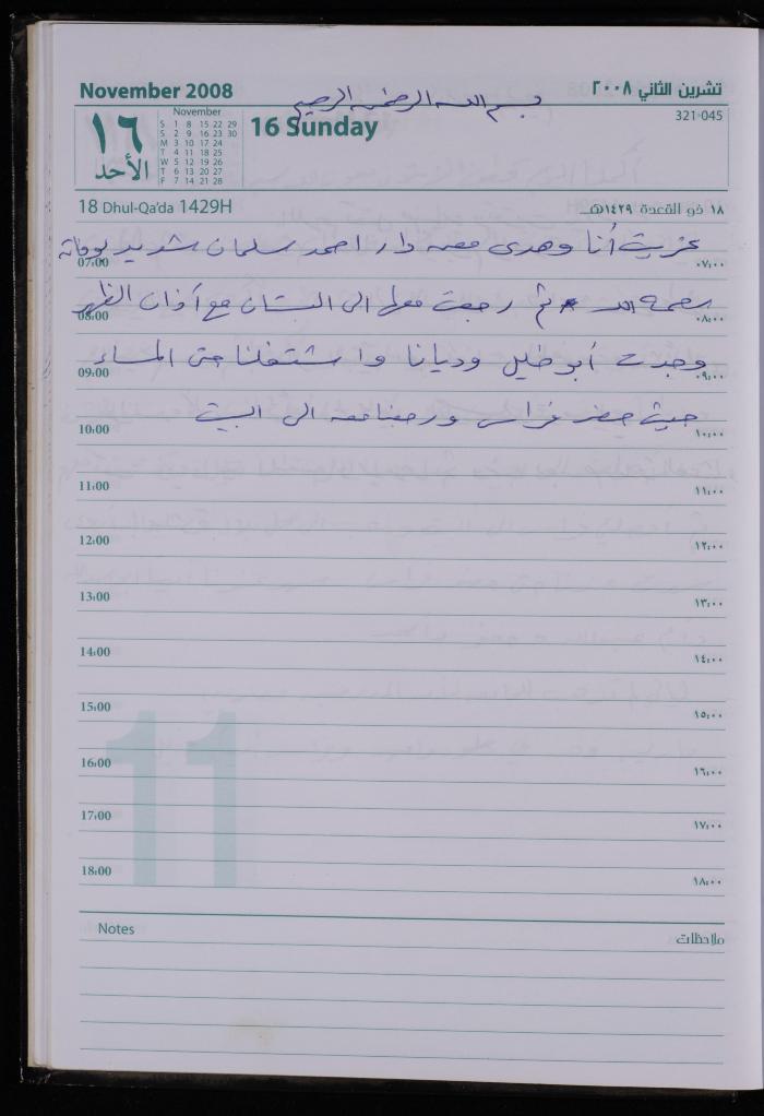 The Diary of Fadeyyeh Darabe, Dura- Hebron, 2008