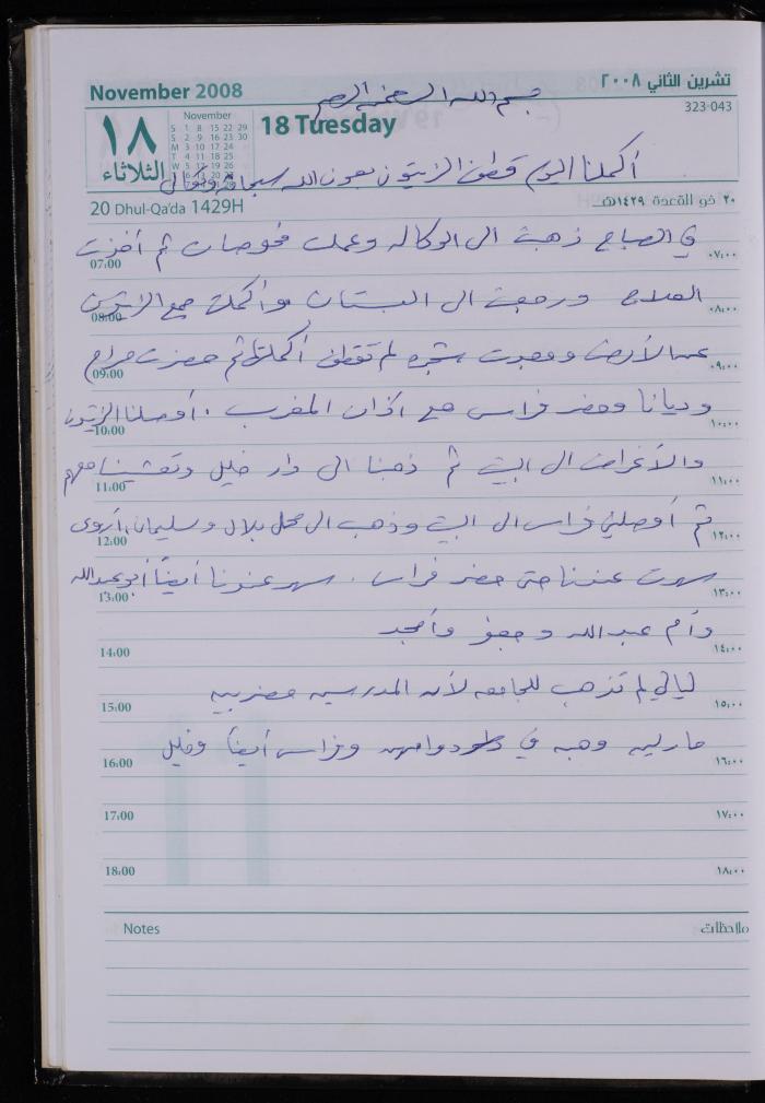 The Diary of Fadeyyeh Darabe, Dura- Hebron, 2008