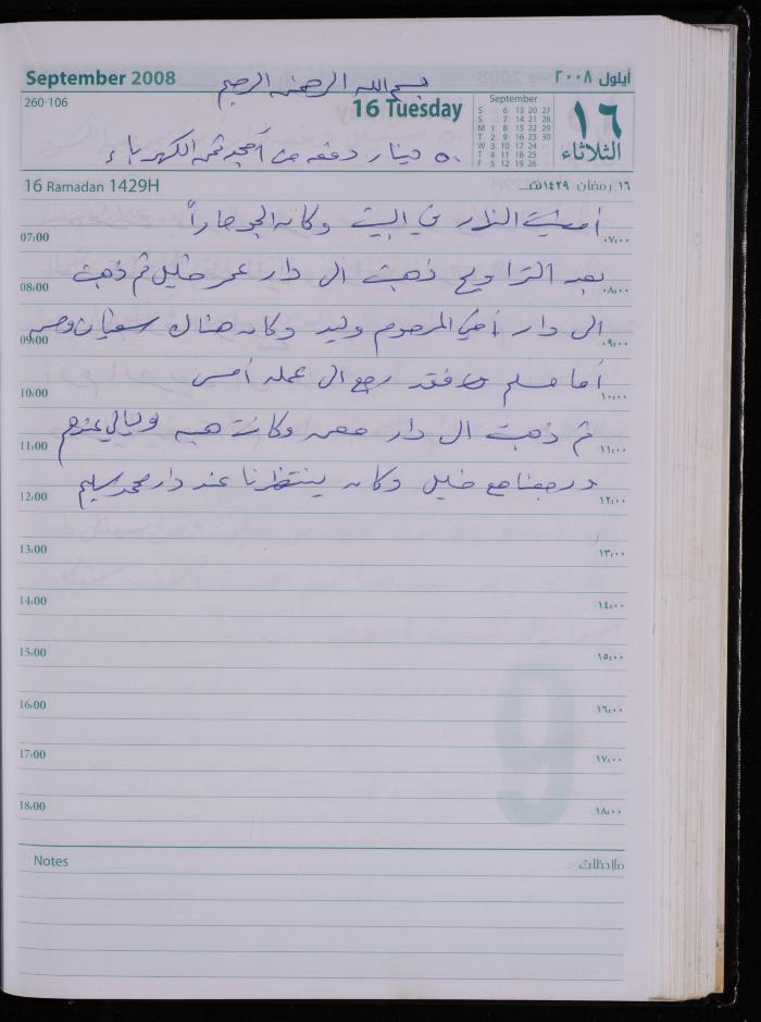 The Diary of Fadeyyeh Darabe, Dura- Hebron, 2008