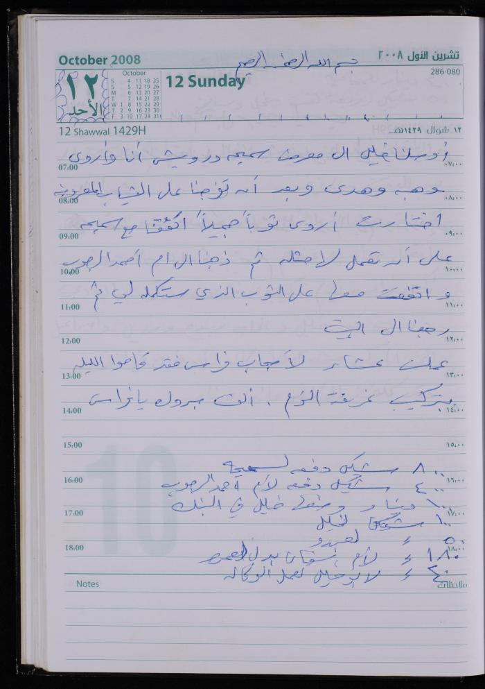 The Diary of Fadeyyeh Darabe, Dura- Hebron, 2008