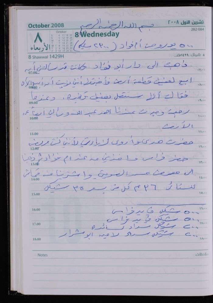The Diary of Fadeyyeh Darabe, Dura- Hebron, 2008