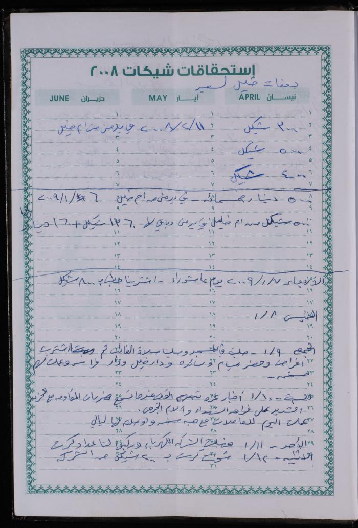 The Diary of Fadeyyeh Darabe, Dura- Hebron, 2008