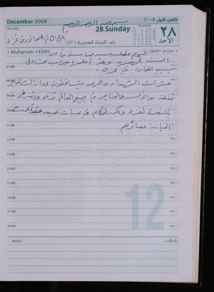 The Diary of Fadeyyeh Darabe, Dura- Hebron, 2008