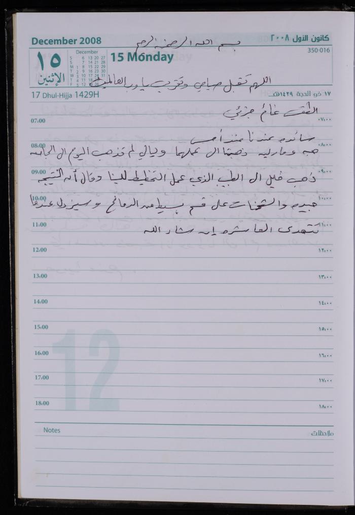 The Diary of Fadeyyeh Darabe, Dura- Hebron, 2008