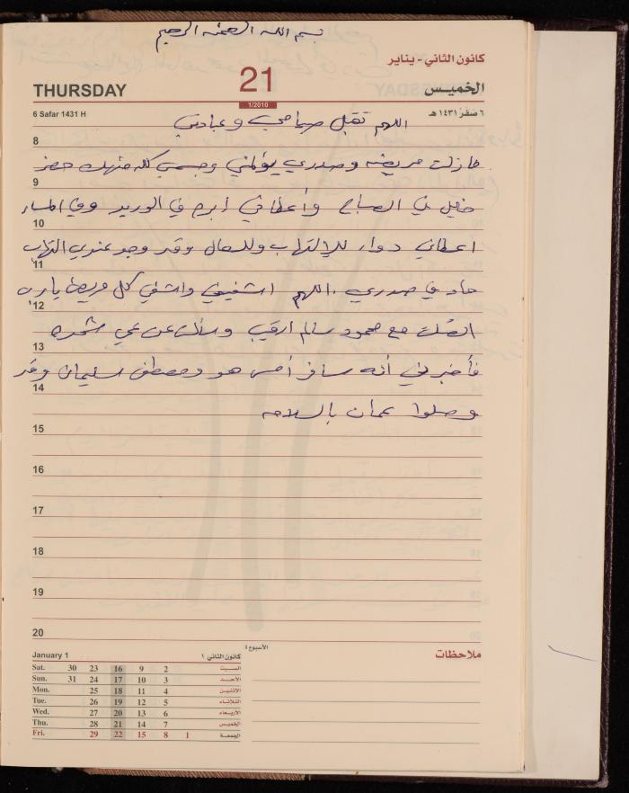 The Diary of Fadeyyeh Darabe, Dura- Hebron, 2010