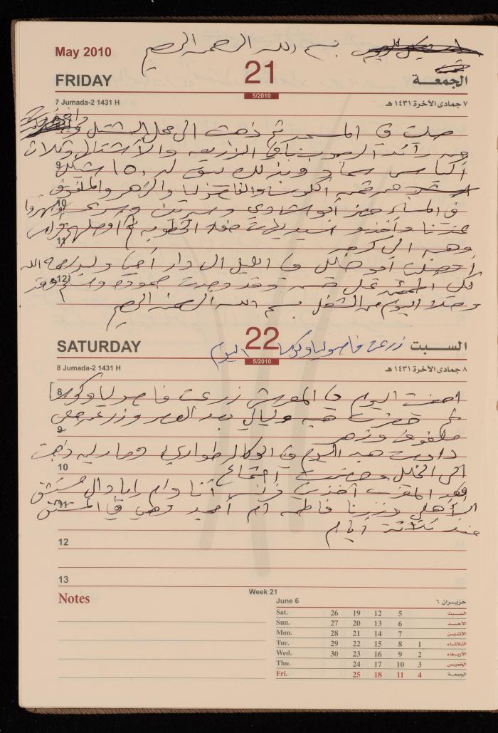 The Diary of Fadeyyeh Darabe, Dura- Hebron, 2010