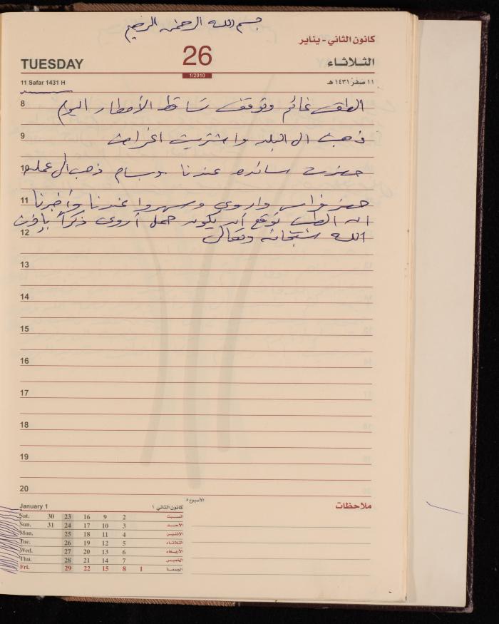 The Diary of Fadeyyeh Darabe, Dura- Hebron, 2010