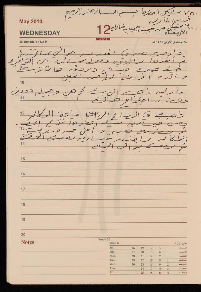 The Diary of Fadeyyeh Darabe, Dura- Hebron, 2010