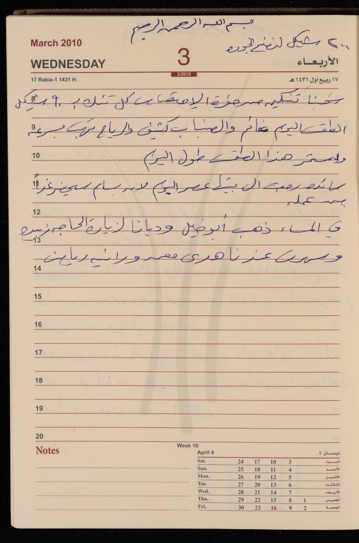The Diary of Fadeyyeh Darabe, Dura- Hebron, 2010