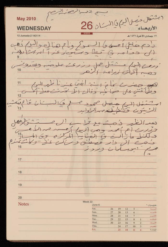The Diary of Fadeyyeh Darabe, Dura- Hebron, 2010