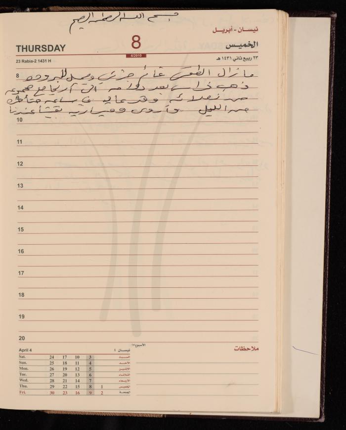 The Diary of Fadeyyeh Darabe, Dura- Hebron, 2010