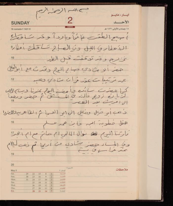 The Diary of Fadeyyeh Darabe, Dura- Hebron, 2010