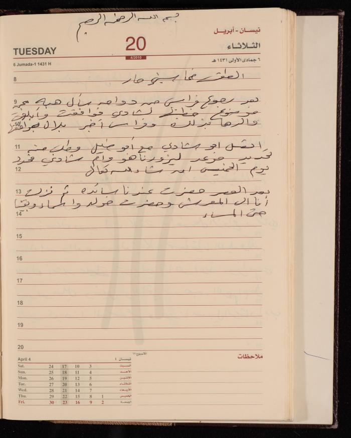 The Diary of Fadeyyeh Darabe, Dura- Hebron, 2010