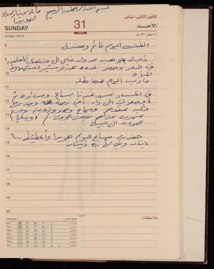 The Diary of Fadeyyeh Darabe, Dura- Hebron, 2010