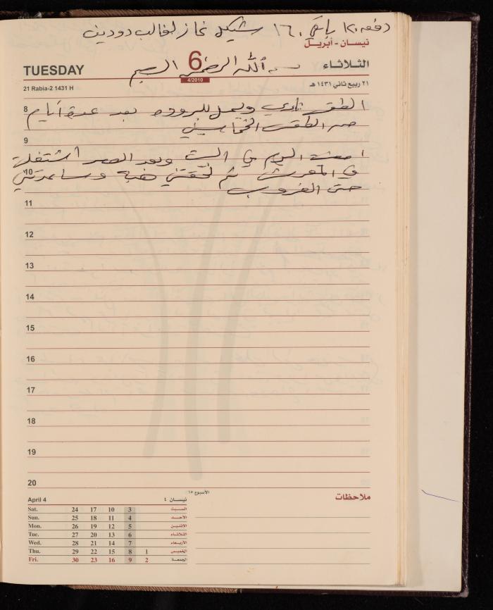 The Diary of Fadeyyeh Darabe, Dura- Hebron, 2010
