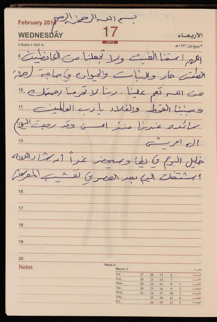 The Diary of Fadeyyeh Darabe, Dura- Hebron, 2010
