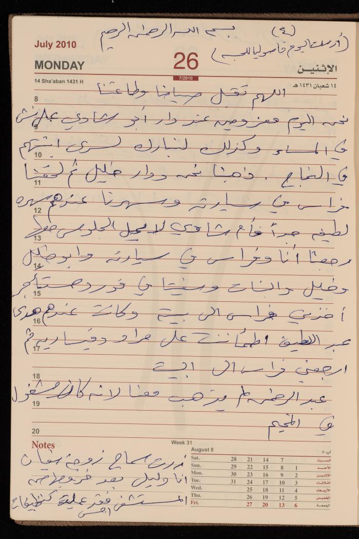 The Diary of Fadeyyeh Darabe, Dura- Hebron, 2010