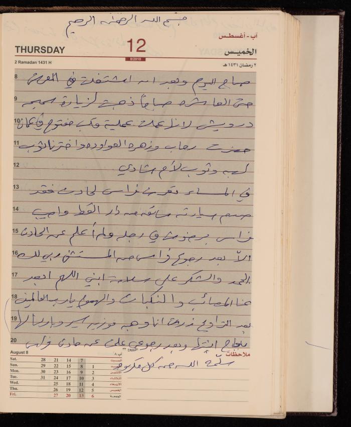 The Diary of Fadeyyeh Darabe, Dura- Hebron, 2010