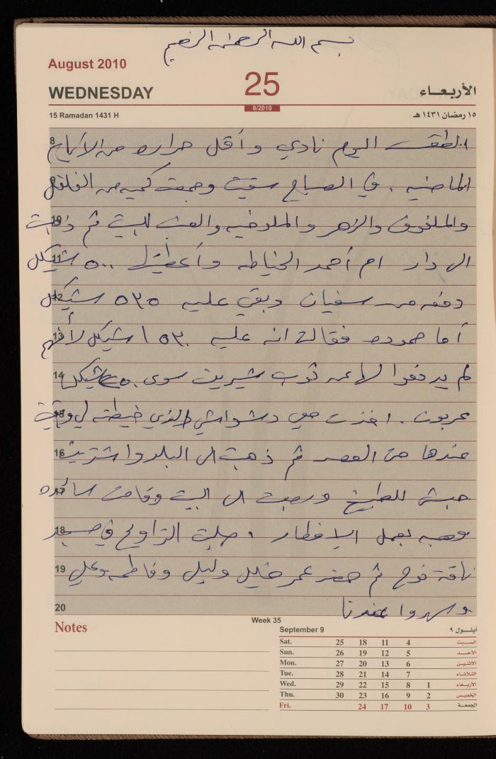 The Diary of Fadeyyeh Darabe, Dura- Hebron, 2010