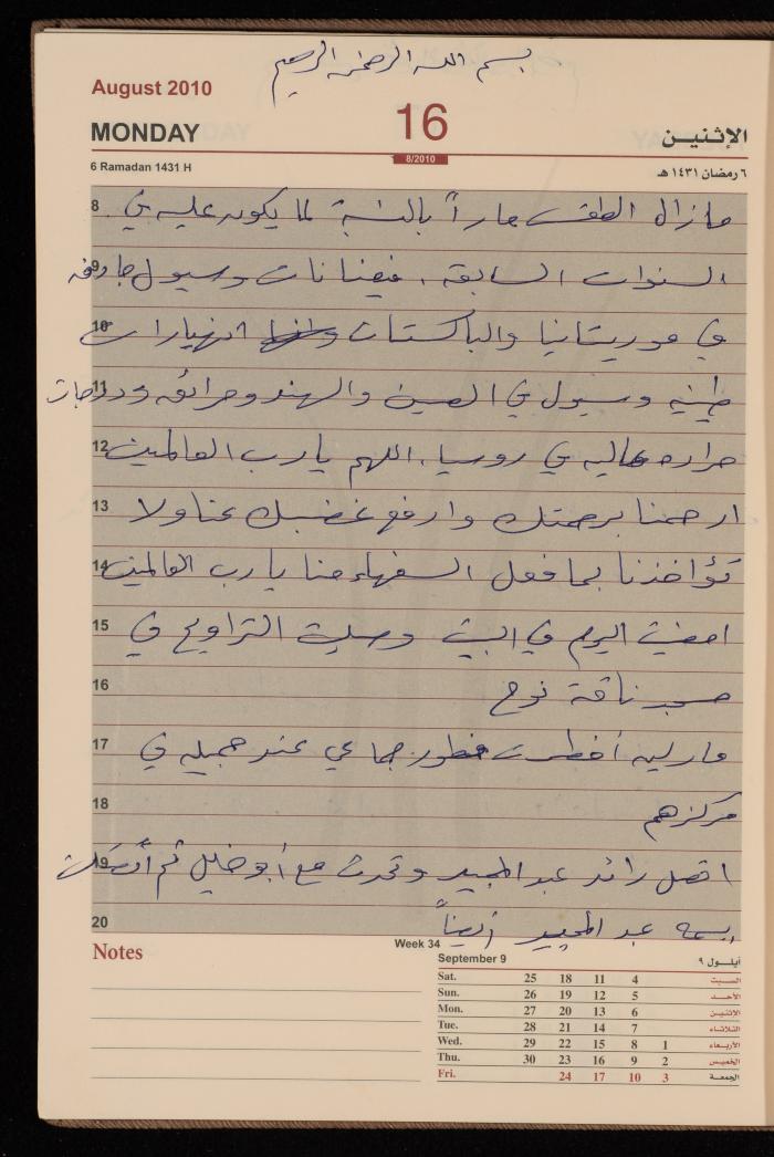 The Diary of Fadeyyeh Darabe, Dura- Hebron, 2010